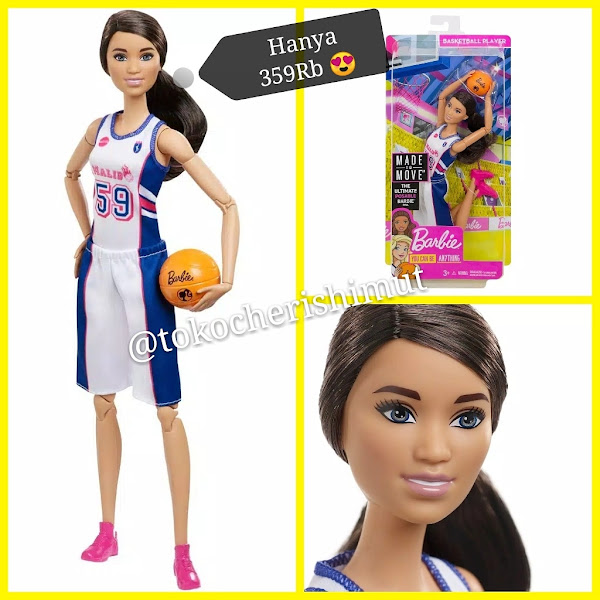Barbie Made To Move Basketball Playser - Jual Barbie Dancer MTM  Diskon Murah Original Mattel yah.