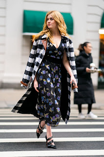 Katherine McNamara Classy Fashion In NYC