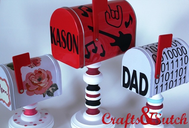 Pedestal Valentine Mailboxes Submitted by. Erin at Crafts & Sutch