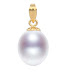 LPQSN0642 PRICE: 230.QAR 18K Gold Pearl Pendant 4-5mm White