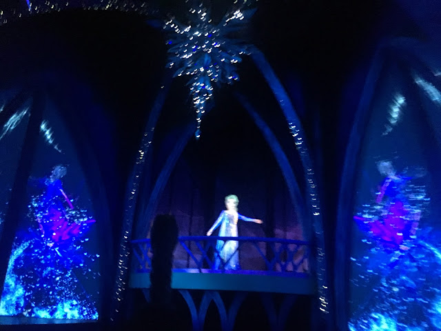 Elsa Let It Go Scene Frozen Ever After Epcot Disney World