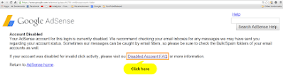 submit adsense invalid click application