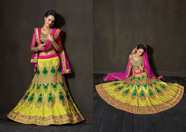 Hottest Stylish Bridal Wear Designer Wedding Dresses Lehenga Choli