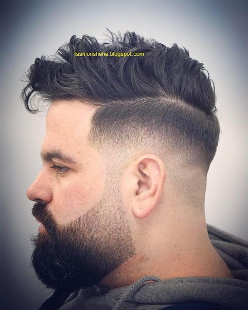 Messy Medium Length Undercut Long Full Beard Professional Hairstyles Medium, Length, Hair 