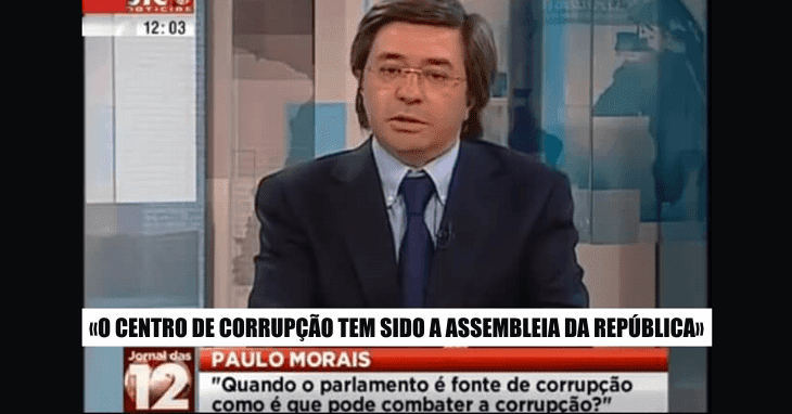 Paulo Morais: Parlamento tem sido centro de corrupção