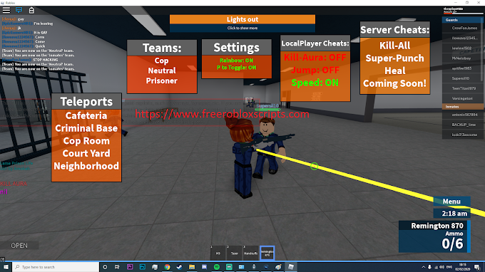 Free Roblox Scripts - how to hack in roblox in prison life