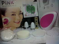 pink skinner beauty set