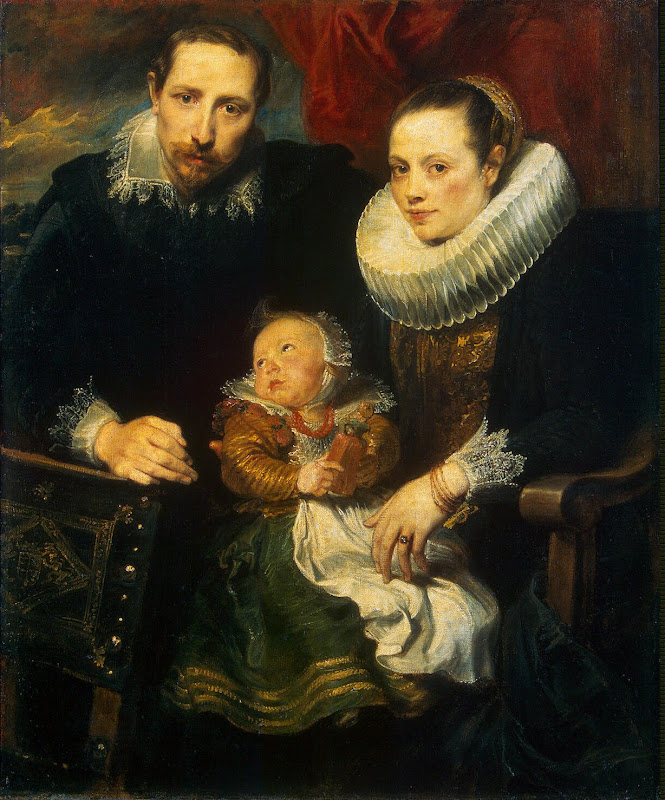 Family Portrait by Anthony van Dyck - Portrait Paintings from Hermitage Museum