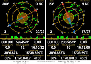 S4 mini i9195 vs S4 mini i9195i Plus VE, GPS test