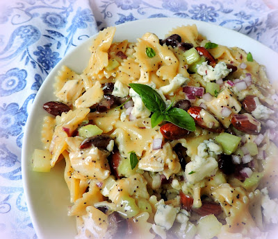 Turkey, Sour Cherry & Almond Pasta Salad