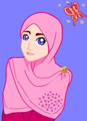 Gambar Kartun Comel Berunsur Islam