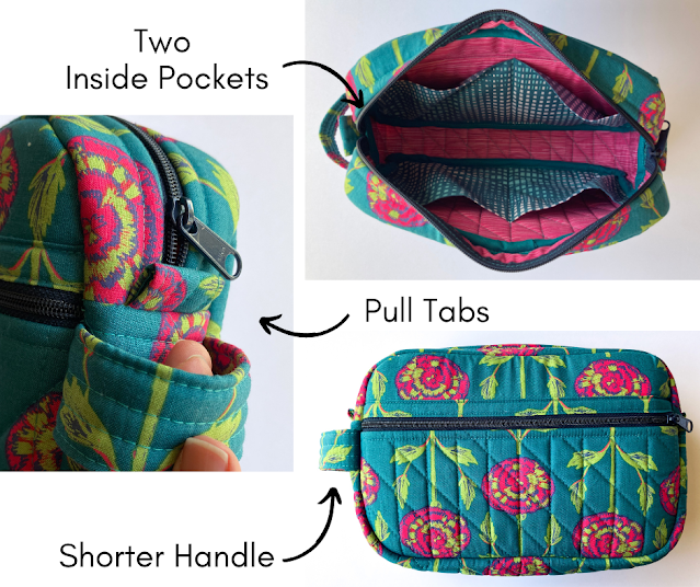 Road Trip Toiletry Bag PDF Sewing Pattern - Updated Pattern - - Blue Susan Makes