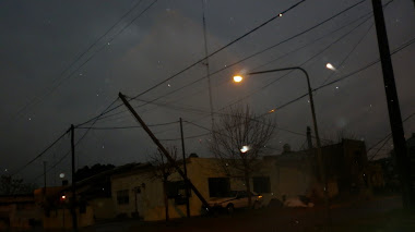 FUERTE TORMENTA SOBRE SAN ANTONIO DE ARECO Y LA  ZONA