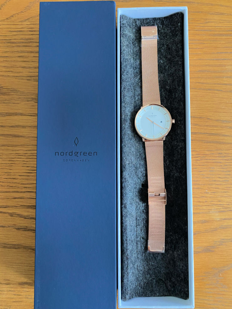 Nordgreen Infinity watch open box