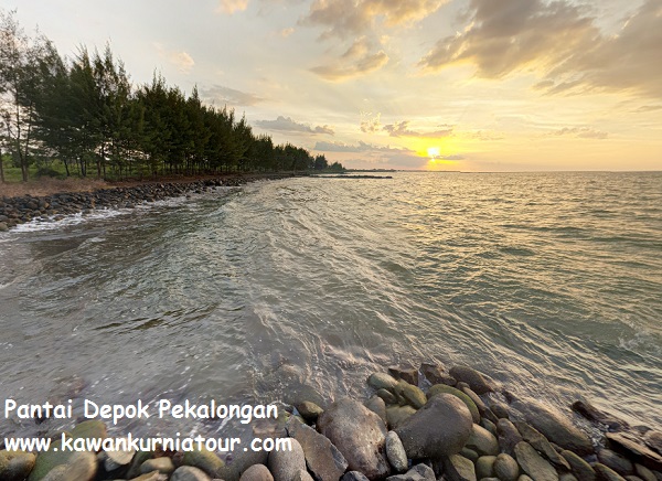 pantai depok pekalongan sunset