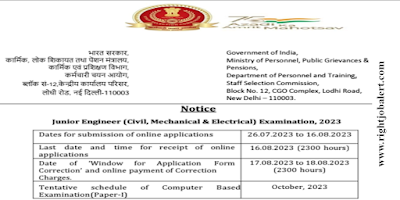 Junior Engineer - Civil, Mechanical and Electrical Jobs 1324 Vacancies