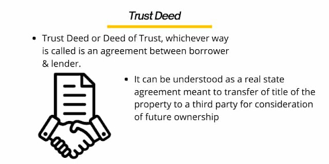 What is a Trust Deed
