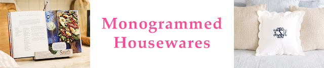 monogrammed housewares banner