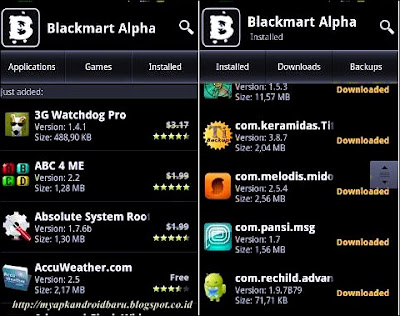 Jika Ingin Download Aplikasi Yang Berbayar Di Aplikasi Android ! Sebaiknya Gunakanlah Blackmart Alpha 