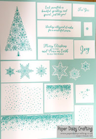 Snow is Glistening from Stampin Up