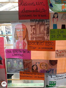 Foto 8: Afiches realizado por los alumnos y alumnas sobre el día nacional de la memoria por la verdad y la justicia