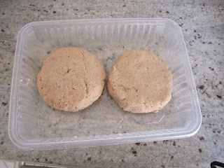 Galettes avec des restes de viande