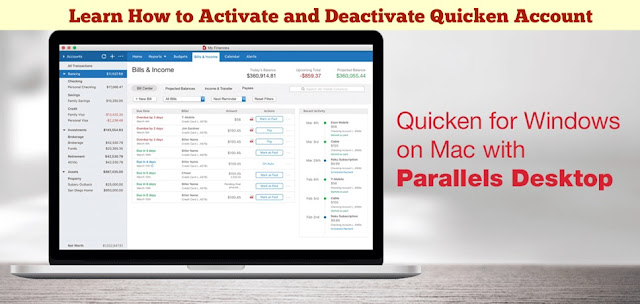 Learn How to Activate and Deactivate Quicken Account Online