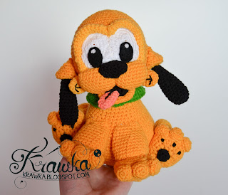 Baby Pluto from Mickey Mouse pattern by Krawka