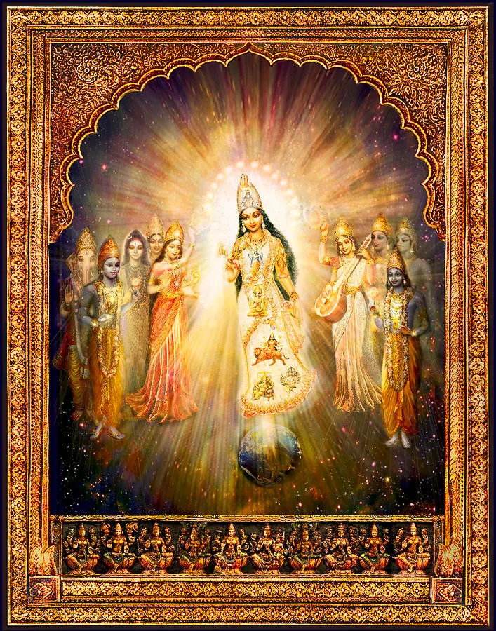 Parashakti Devi - the Great Goddess in Space