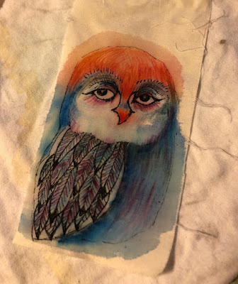 Painted owl