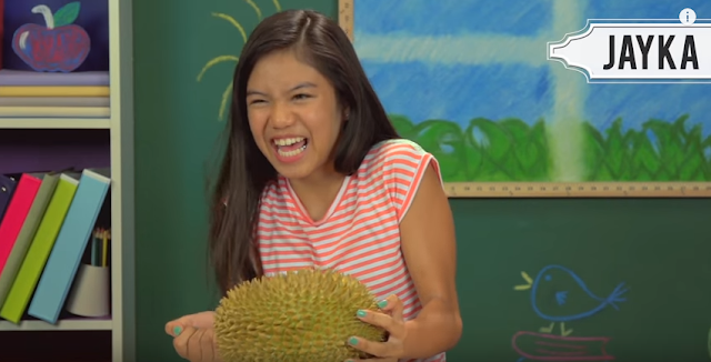 jayka try to lift durian