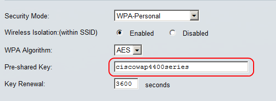 مستوى التشفير WPA