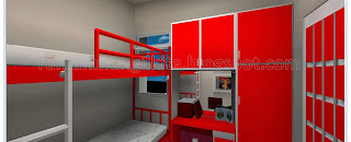 desain kamar tidur mungil minimalis