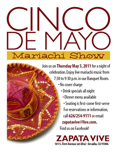 cinco de mayo 2011 flyer. 5 de mayo flyer. Happy Cinco