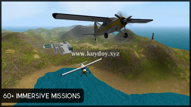Game simulator Pesawat Terbang offline Android