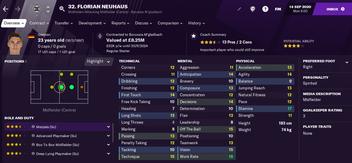 FM21 Florian Neuhaus