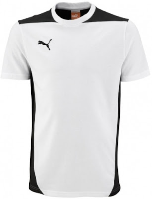 Desain Jersey Futsal Puma Warna Putih Hitam