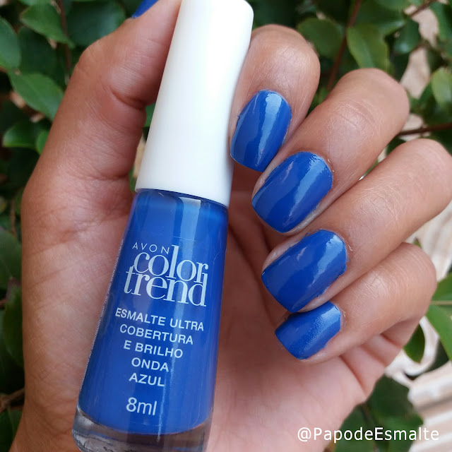 Esmalte da Vez: Onda Azul - Avon Color Trend