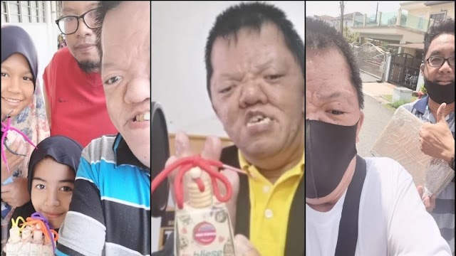 Uncle OKU Gigih Jual Pewangi Kereta, Nitizen Tak Kira Bangsa Pakat ‘Support’ Sungguh Terharu