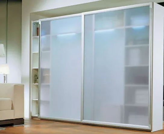 Frosted Glass Sliding Doors