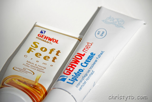 Gehwol любимый: Gehwol med. Lipidro Creme with urea, Gehwol Fusskraft Soft Feet creme milk, honey & hyaluron 