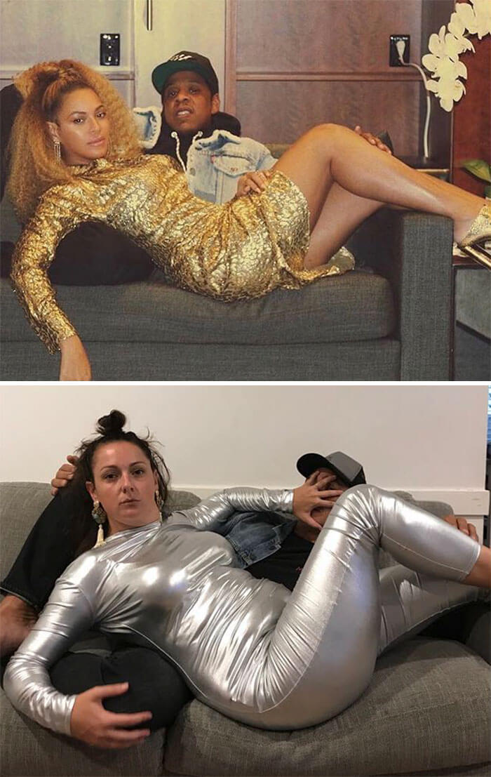 Woman Recreates Celebrity Instagram Pictures, And It's Hilarious