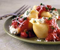 Three-Cheese-Stuffed Shells