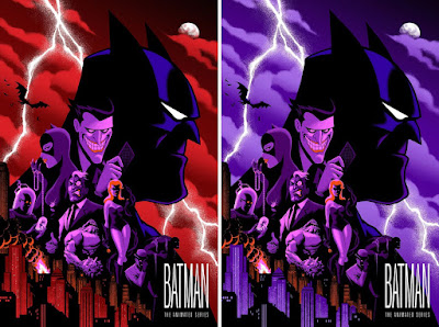 Batman: The Animated Series Screen Print by Kristin Miklos x Bottleneck Gallery
