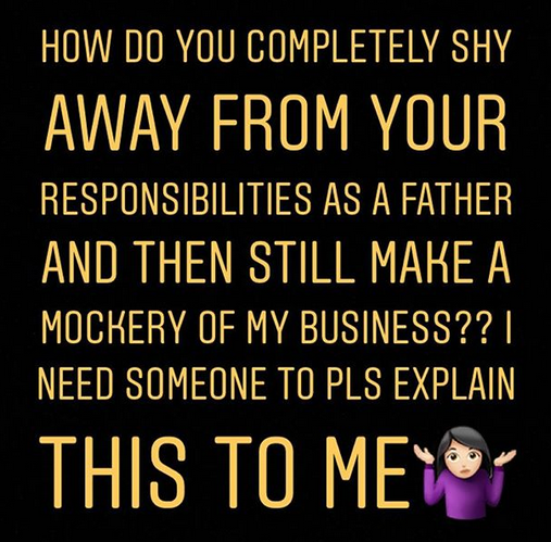 SHY AWAY FROM YOUR RESPONSIBILTIES AS A FATHER: Jamil Abubakar’s Alleged Babymama Calls Him Out! 