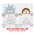 Rick and morty SVG, Peek SVG, cricut and silhouette svg
