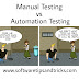 Manual Testing vs Automation testing 