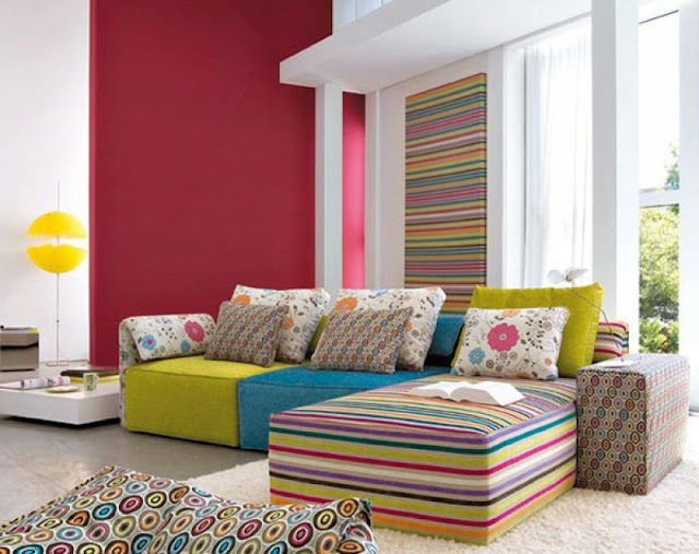 Bright Colored Living Rooms Will Give You the Most Vibrant Nuances