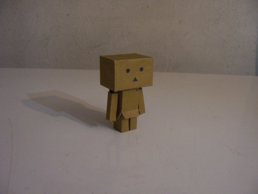 It's the cardboard costume Danbo from the comedy manga Yotsuba