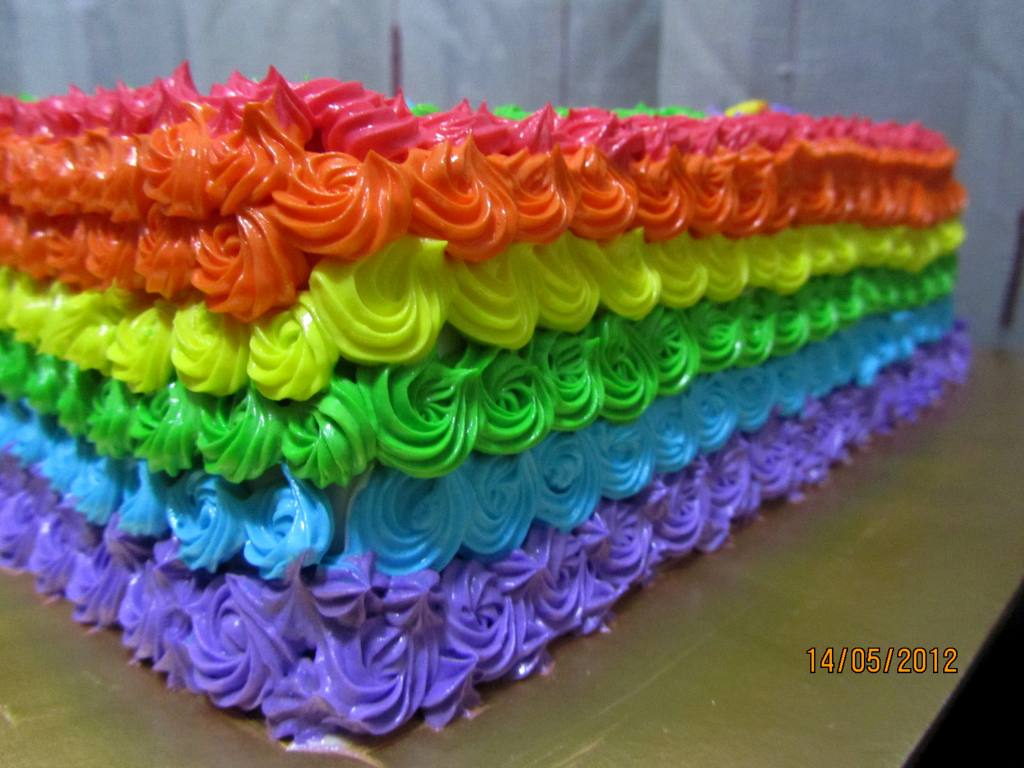 -: Rainbow Cake. Tema Boboiboy.